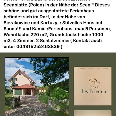 Сasa de vacaciones Kaschubische-schweiz-oase-der-entspannung